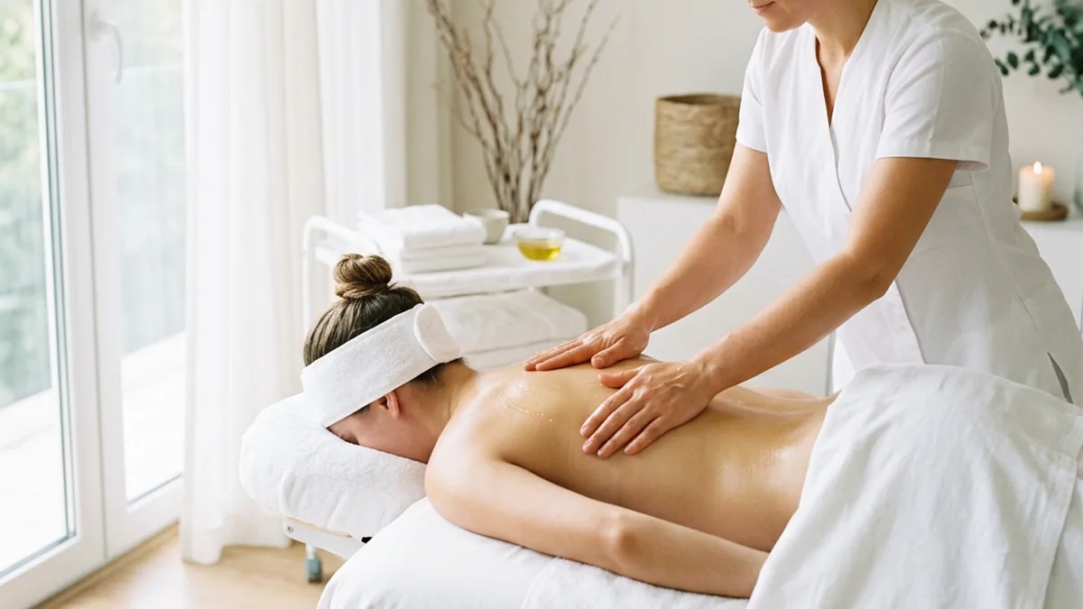 Unhurried daylight massage session at Healing Shiatsu, a highly rated massage studio on Balboa St in San Francisco's Outer Richmond